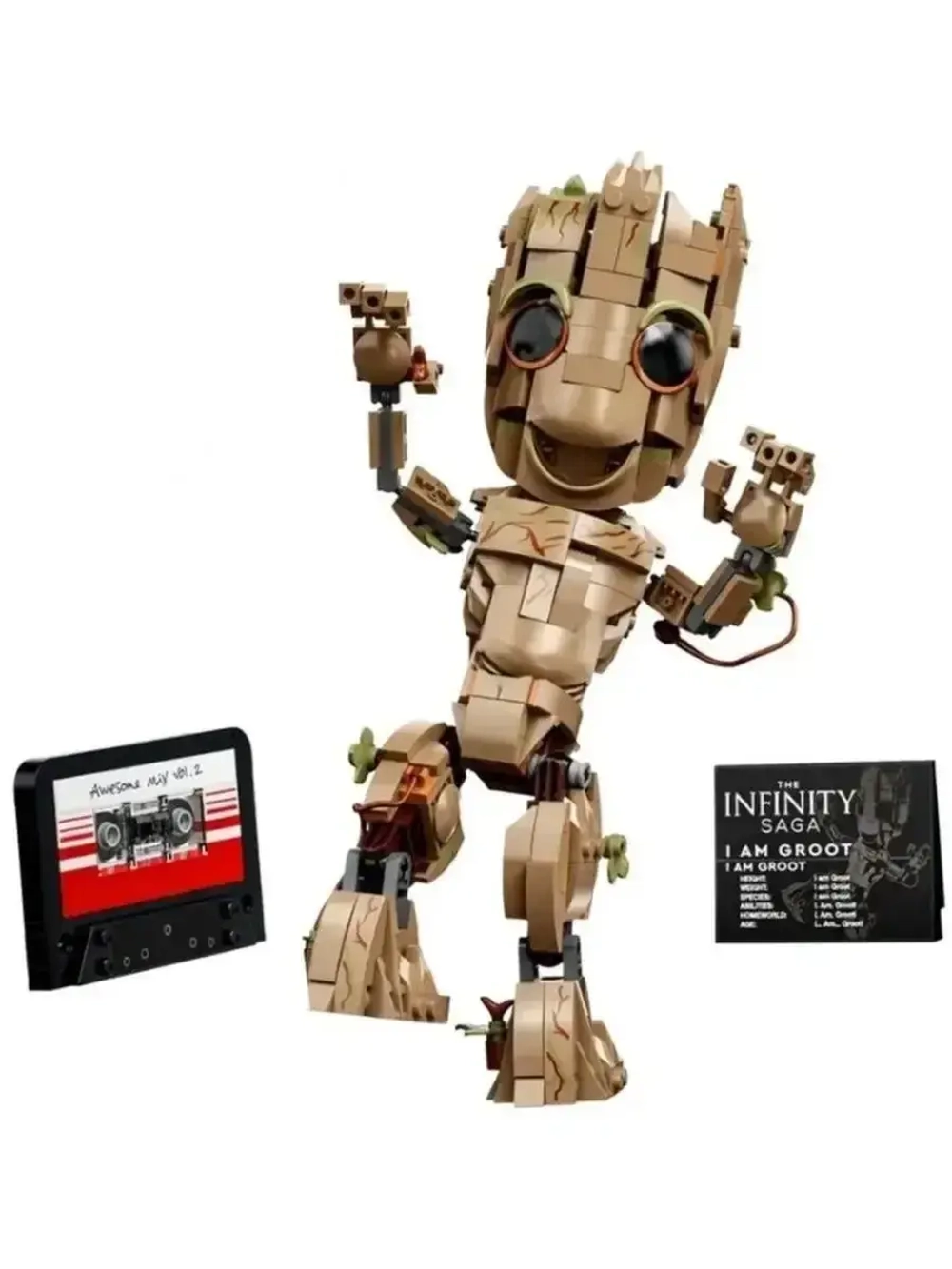 Конструктор Groot Стражи Галактики "Я есть Грут" 476 деталей