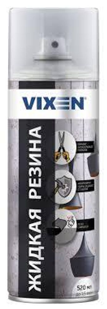 Резина жидкая аэрозоль прозрачная глянцевая 520 мл VIXEN