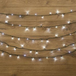 Гирлянда "Твинкл Лайт" 10 м, темно-зеленый ПВХ, 80 LED, цвет белый