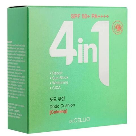 Крем-кушон для лица с успокаивающим комплексом Dr.CELLIO Dr.G50 4 IN 1 DODO CUSHION (Calming) #13