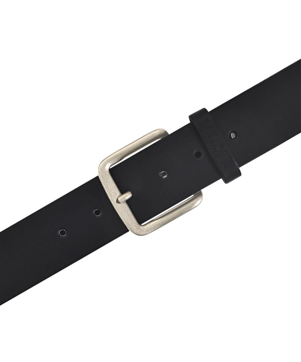 Ремень взрослый MUSTANG Leather belt in 40 mm with buckle in silver antique