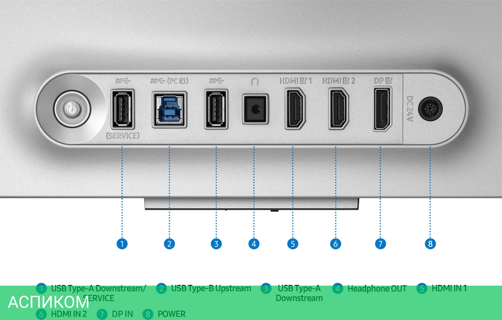 Монитор Samsung 32" Odyssey OLED G8 LS32FG812SIXCI