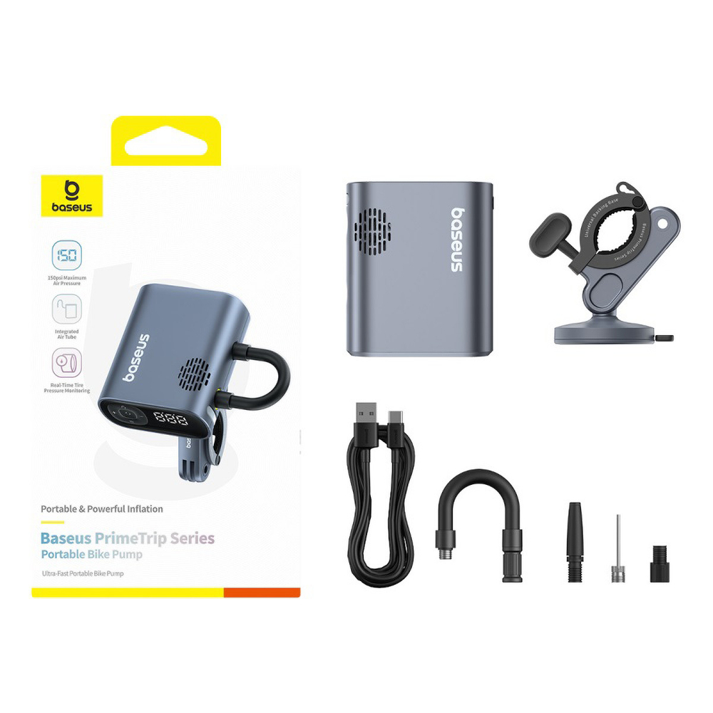 Вело/мото компрессор Baseus PrimeTrip Series Portable Bike Pump