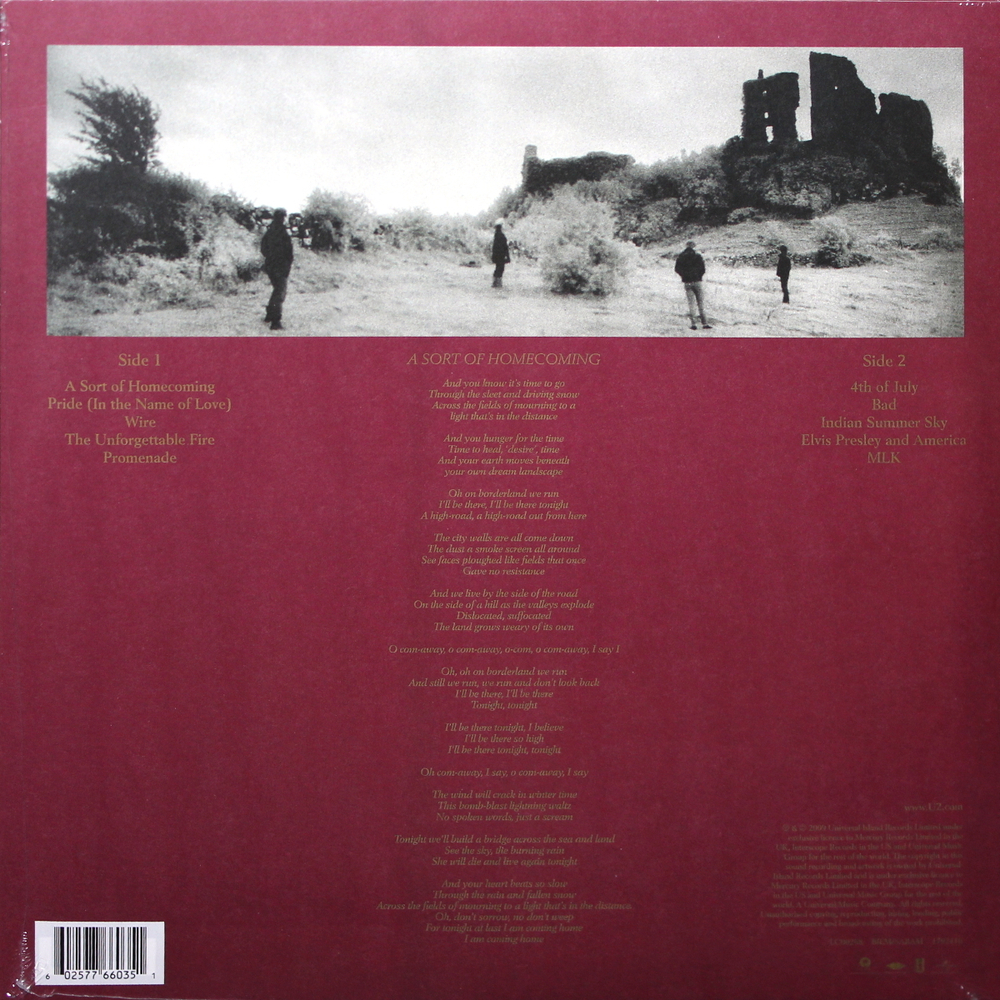 U2 / The Unforgettable Fire (Coloured Vinyl)(LP)