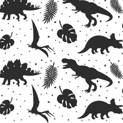 Dinosaur silhouettes