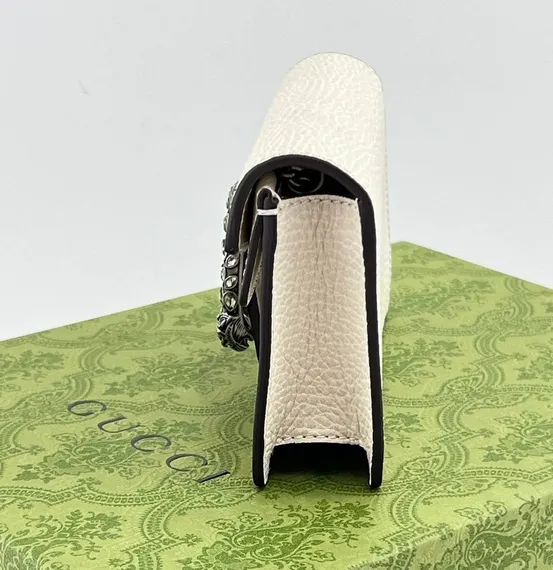 Сумка Gucci Dionysus GG Super Mini белый