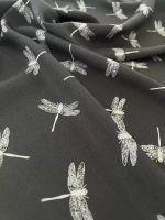 Ткань штапель для шитья 1,4 м плательная летняя вискозная