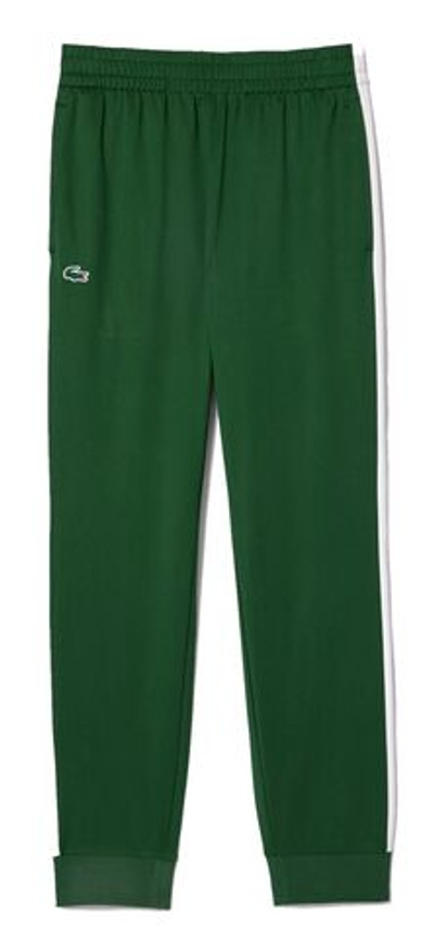 Мужские теннисные штаны Lacoste Technical Pants - green/white