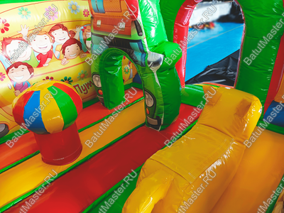 Коммерческий надувной батут "Сафари-экскурсия" 3.5*3.5*2,8 м