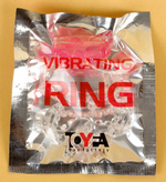 Прозрачное эрекционное кольцо с вибратором