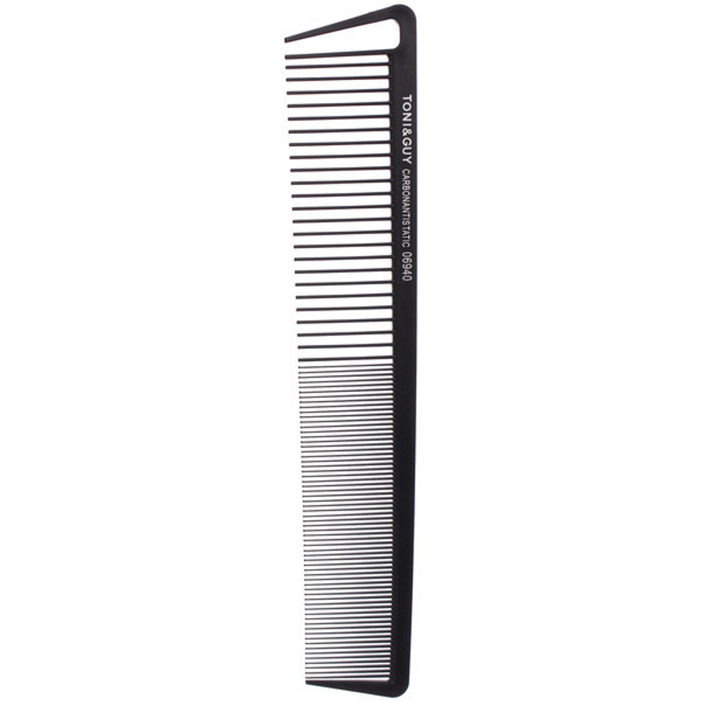 Расческа для укладки комбинированная «МИРА», цвет черный, 21,6*4,5см (упаковка как на фото)