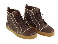 Кеды из кожи питона SH-56