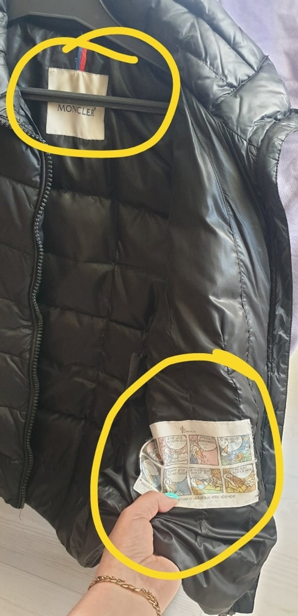 Набор ЭТИКЕТОК moncler 2шт