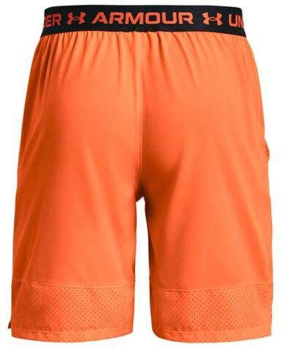 Мужские теннисные шорты Under Armour Men's UA Vanish Woven Shorts - orange blast/black