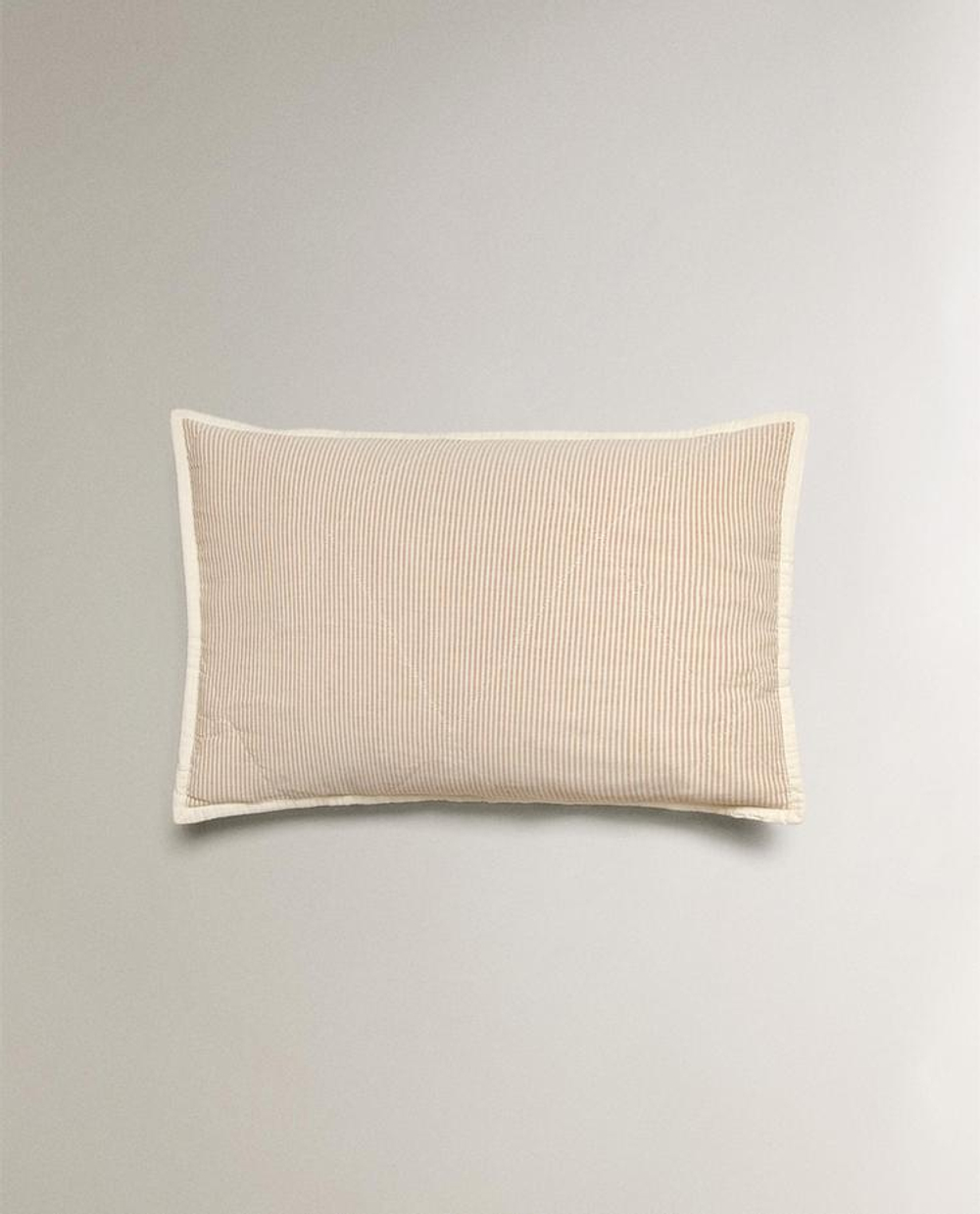 ZARA HOME ДЕТСКАЯ НАВОЛОЧКА В ПОЛОСКУ, КОРИЧНЕВЫЙ