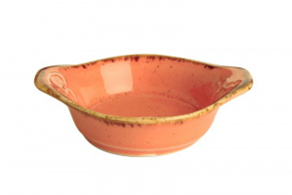 Соусник с ручками d 7 см фарфор цвет оранжевый Seasons