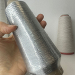 METALLICA - Stock Italy; 62% металлизированный люрекс, 38% п/а; 2000м/100гр; серебро; Бобинки ТОЛЬКО по 123 гр; НЕ РАЗМАТЫВАЕМ!!