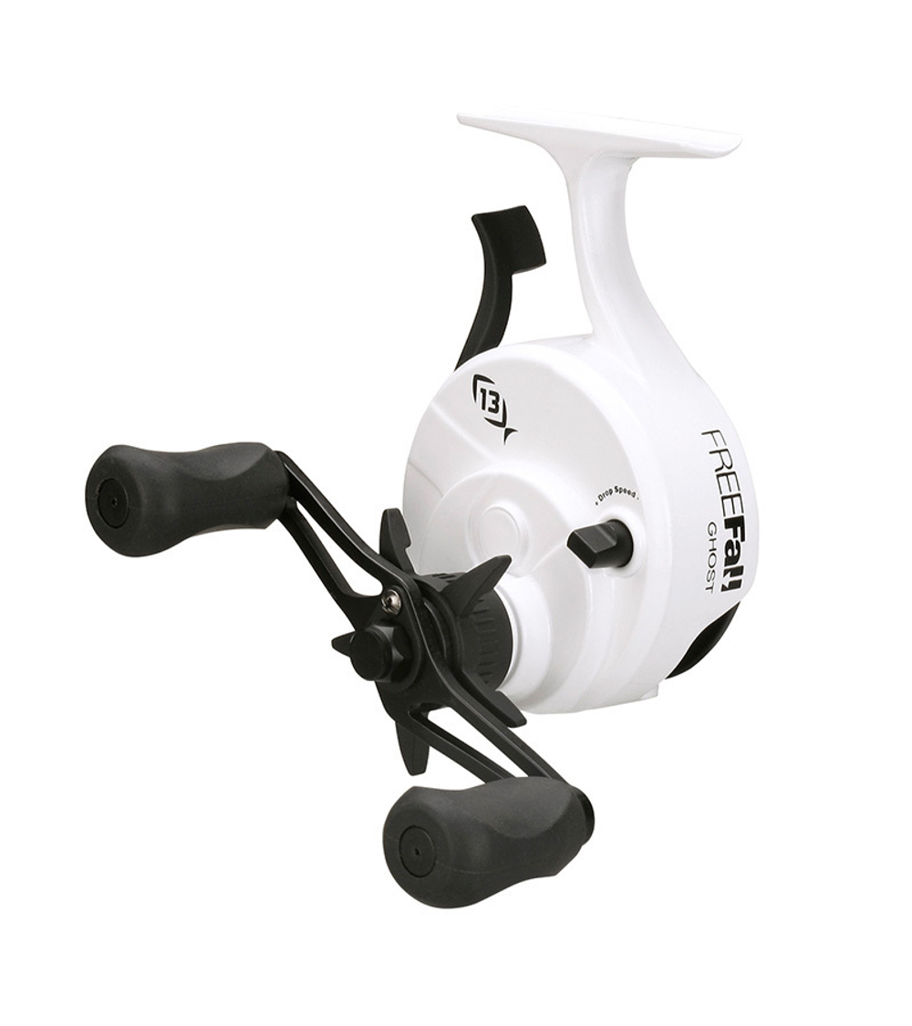 Катушка 13 FISHING Black Betty FreeFall Ghost Ice Reel - 2.5:1 Gear Ratio w/ NEW Line Window- Left