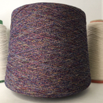 COLORADO - lineapiu'; 68% хлопок, 32% п/а; 600м/100гр; цвет: B6716 Rosso/nero, missoni: красная, желтая и белая нити в фиолетовой оплетке; S921