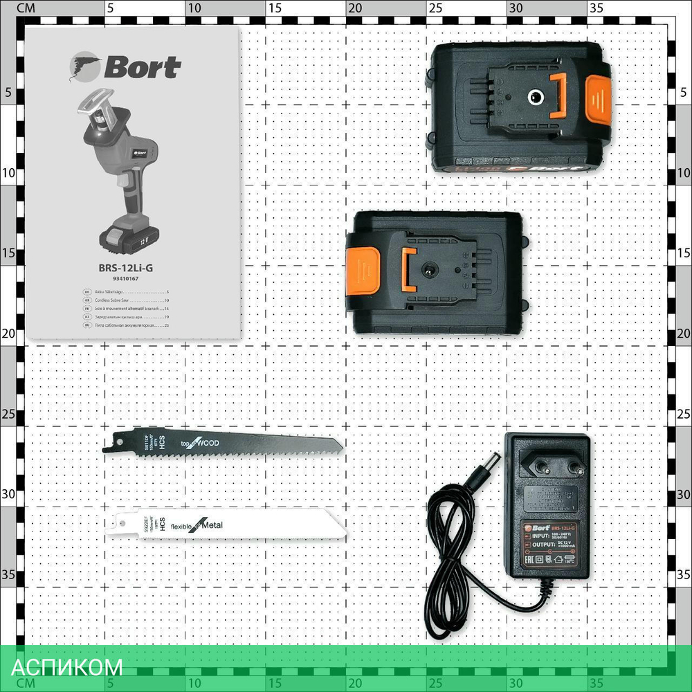Электропила Bort BRS-12Li-G (93410167)