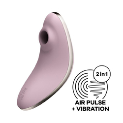 Вакуумно-волновой стимулятор с вибрацией Satisfyer Vulva Lover 1, сиреневый