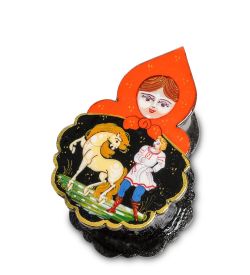 Народные промыслы ШК-12/ 1 Шкатулка «Матрешка» в асс.