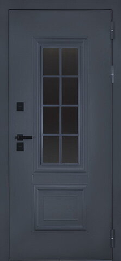 Стальная дверь "Galant" с окном (терморазрыв 3к). Заказная модель.