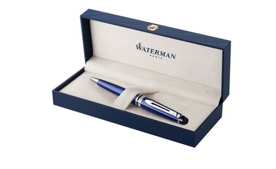 Шариковая ручка Waterman Expert 3, цвет: Blue CT, цвет чернил: синий М