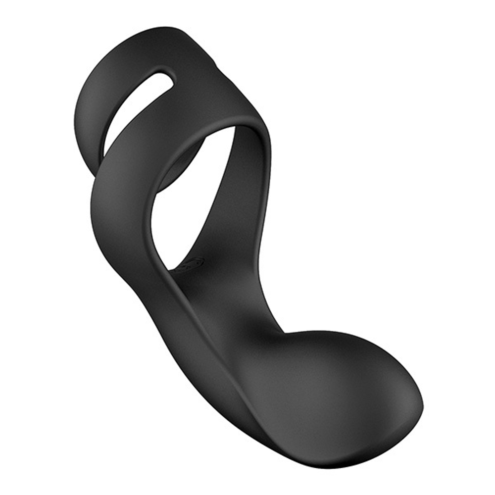 Черное эрекционное кольцо для стимуляции промежности Svakom Benedict Double Ring Perineum Stimulator SL01