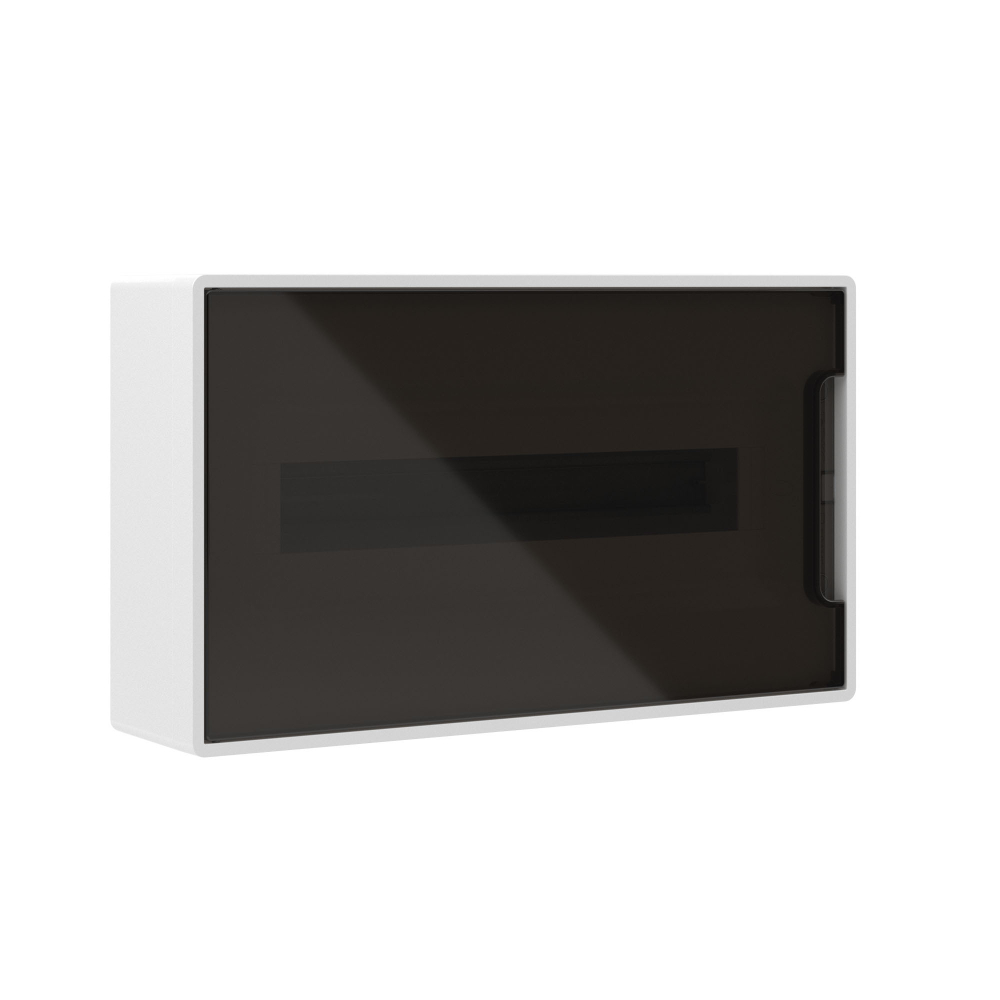 Щит распределительный 18 мод настенный FRAME, белый, с тониров. дверцей, с 2 шинами PEN DKC