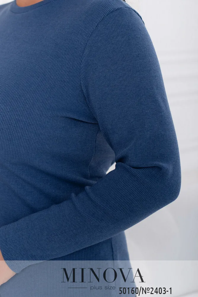 Водолазка 2403-1-джинс Minova