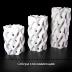 Ваза для сухоцветов. Плетенка. 16см