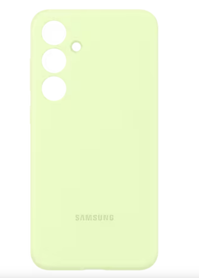 Чехол-накладка Silicone Case S24+ ( Лайм)