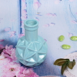 Ваза из керамики «Crispy-Беверли» 15,5см цвет голубой