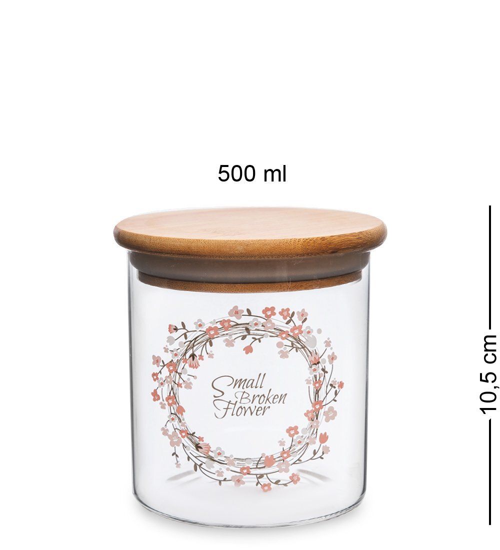 GS- 13/1 Банка для сыпучих «Цветочное очарование» 500мл