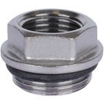 Хромированный концевой переходник FAR 3/4" НР х 1/2" ВР