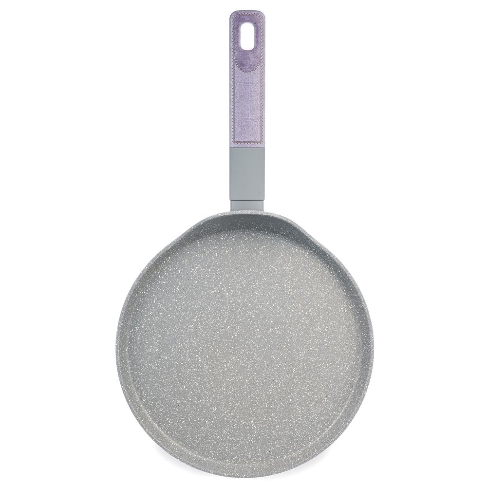 СКОВОРОДА БЛИННАЯ С АНТИПРИГАРНЫМ ПОКРЫТИЕМ PFLUON MARBLE, 24*4,3 СМ