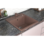 Мойка ML-GMS10 СТАНДАРТ прямоугольная, терракот (307), 460*505*190мм