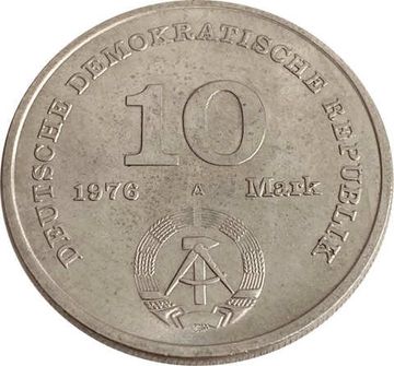 10 марок 1976 Германия (ГДР) «Национальная Народная Армия»