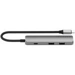 SATECHI 4-in-1 USB-C Slim Multiport Adapter 4K (Space Grey)