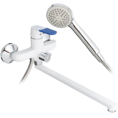 Смеситель для ванны, Frap, с картриджем, бел, F2234