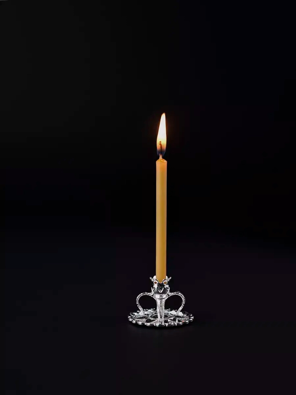Подсвечник для свечи цветок