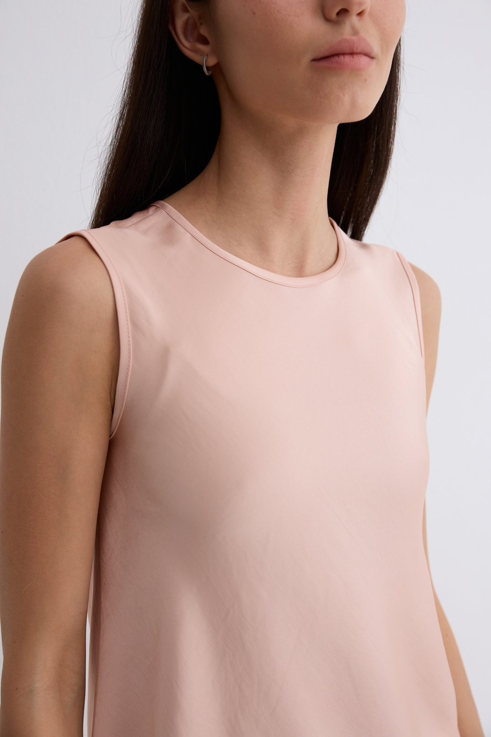 Топ Силуэтный из вискозы и ацетата