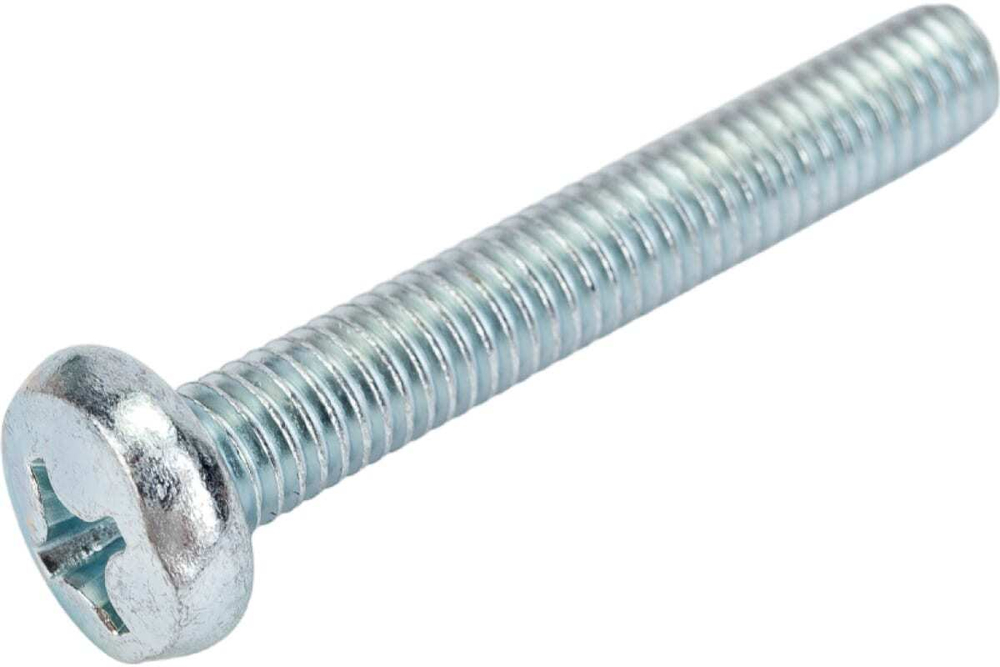ВИНТ СТРОЙБАТ С ПОЛУКР/ГОЛОВОЙ ОЦИНК DIN 7985 М 6Х40 8ШТ