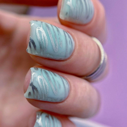 Лак для стемпинга Swanky Stamping №004, серебро, 10 мл.