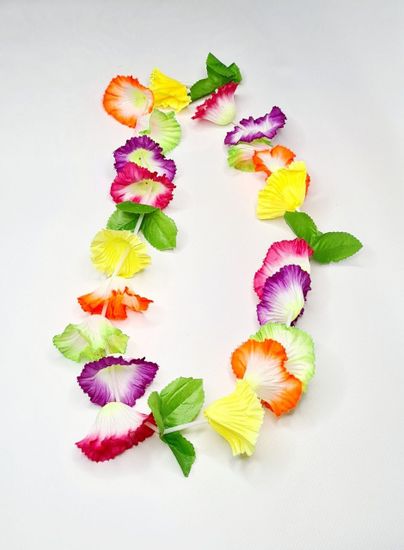 Гавайский набор (ожерелье, венок, браслеты 2 шт.)