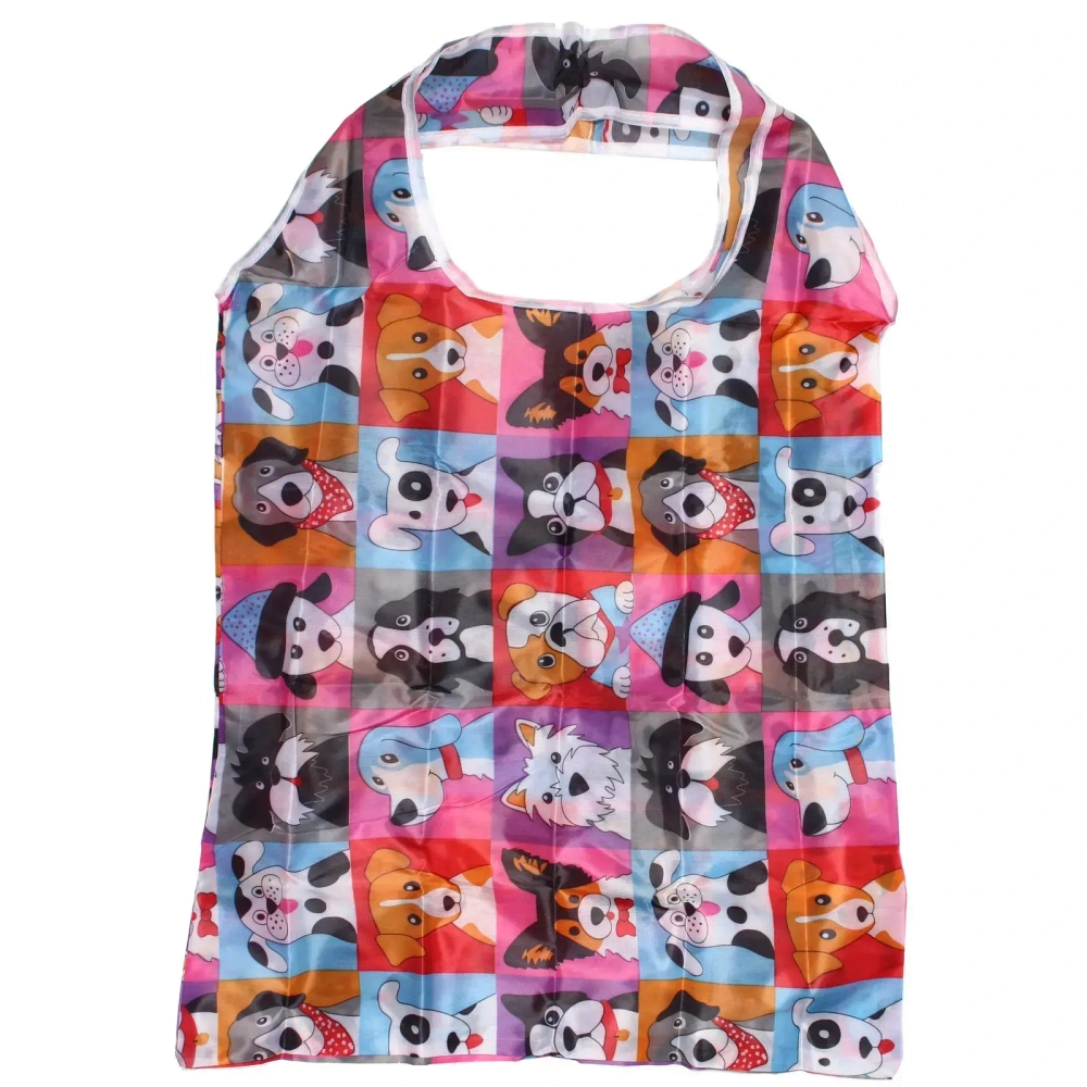 Сумка - шоппер с карабином «ИДЕЯДОМА», принт собачки, 60*38см/нагрузка до 10кг (инд. пакет истикер)