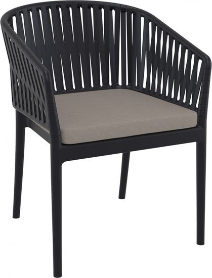 Кресло пластиковое с подушками Portofino