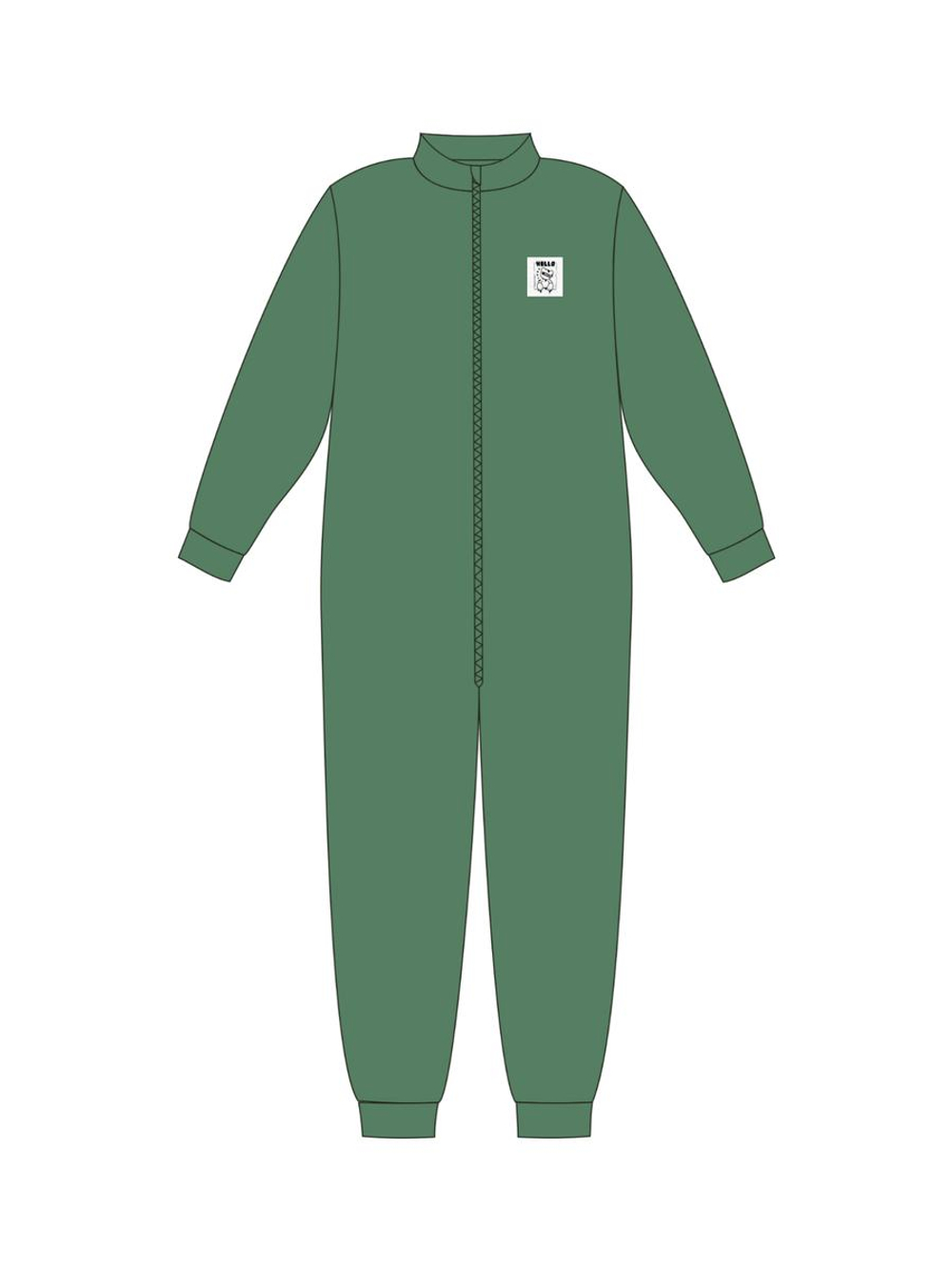 Комбинезон д/мальчика флис "Симба-2" К-98/2 р.98, Зелёный (Ивашка)