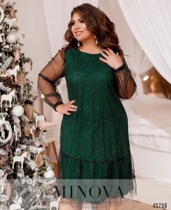 Платье 2101Б-зеленый Minova